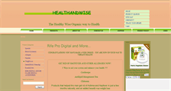 Desktop Screenshot of healthandwise.com